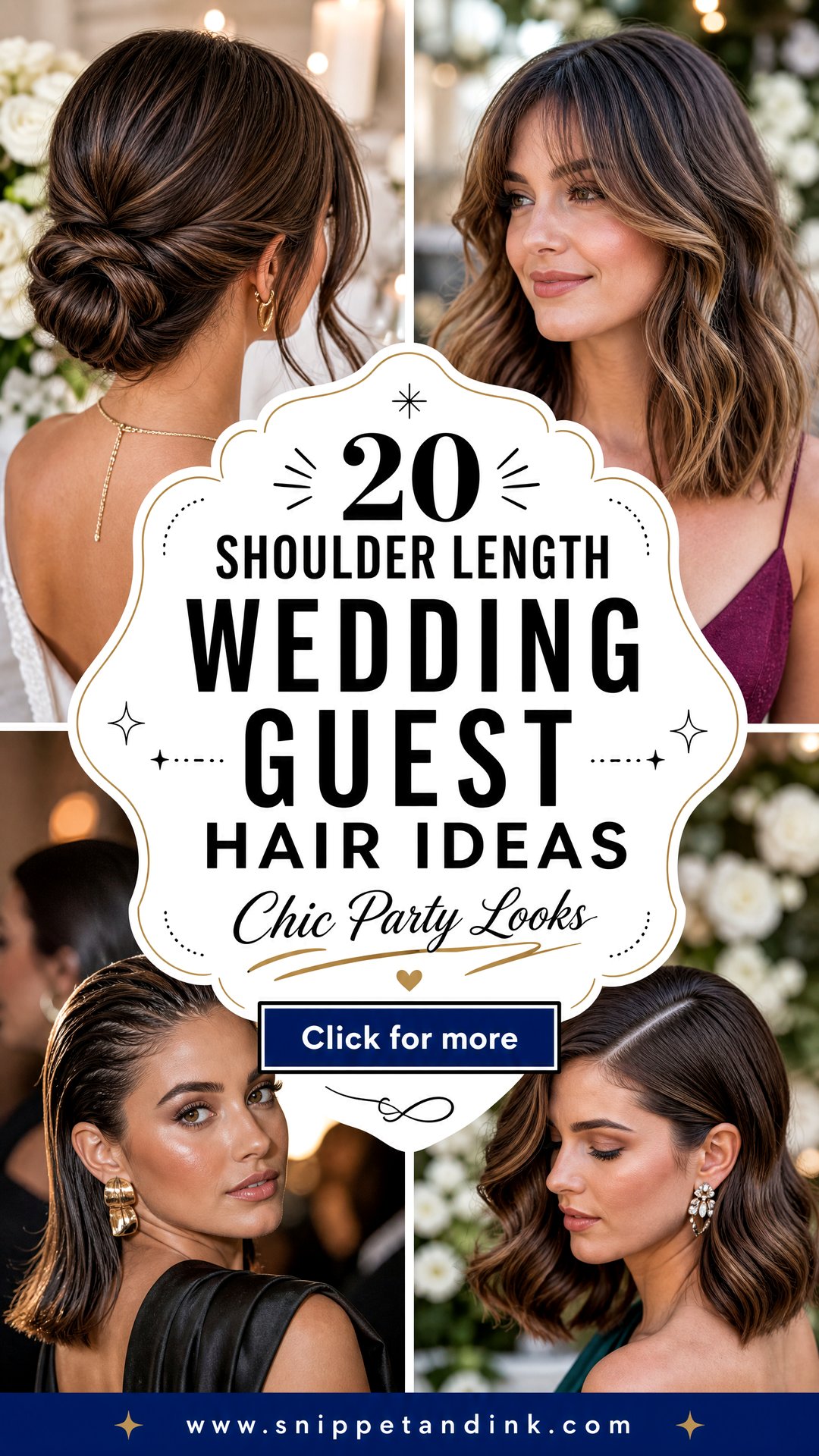20 Shoulder Length Wedding Guest Hair Ideas for Chic Looks - 20 Shoulder Length Wedding Guest Hair Ideas for Chic Looks