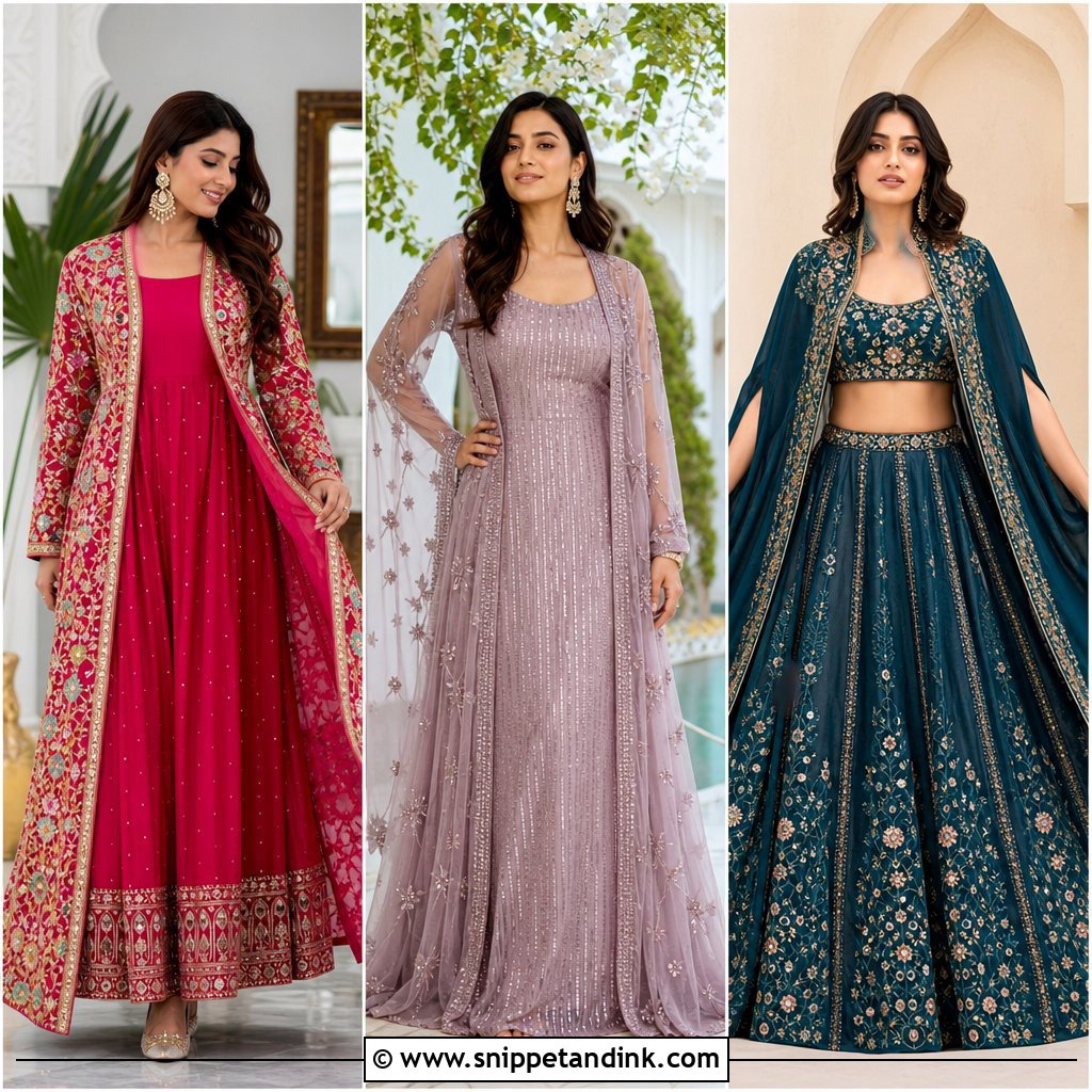 20 Shrugs for Dresses Indian Wedding for Chic Guest Style