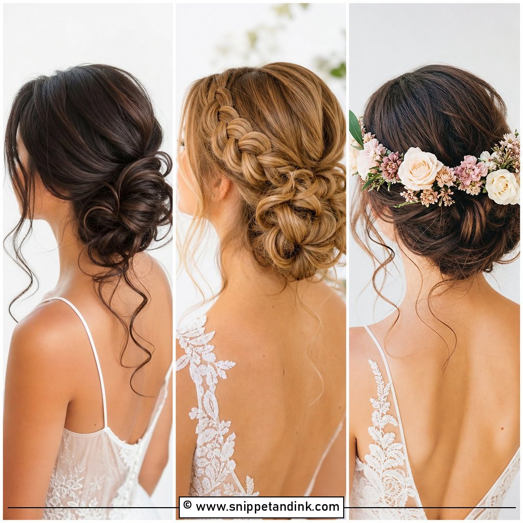 20 Side Bun Hairstyles Wedding Ideas for Elegant Brides