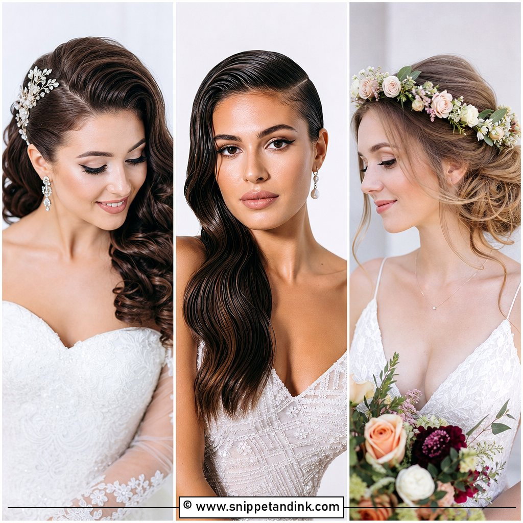 20 Sideswept Wedding Hair Ideas for Romantic Brides