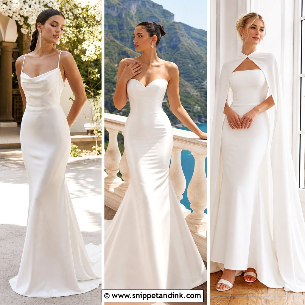 20 Silk Bridal Gown Ideas for an Elegant Modern Ceremony