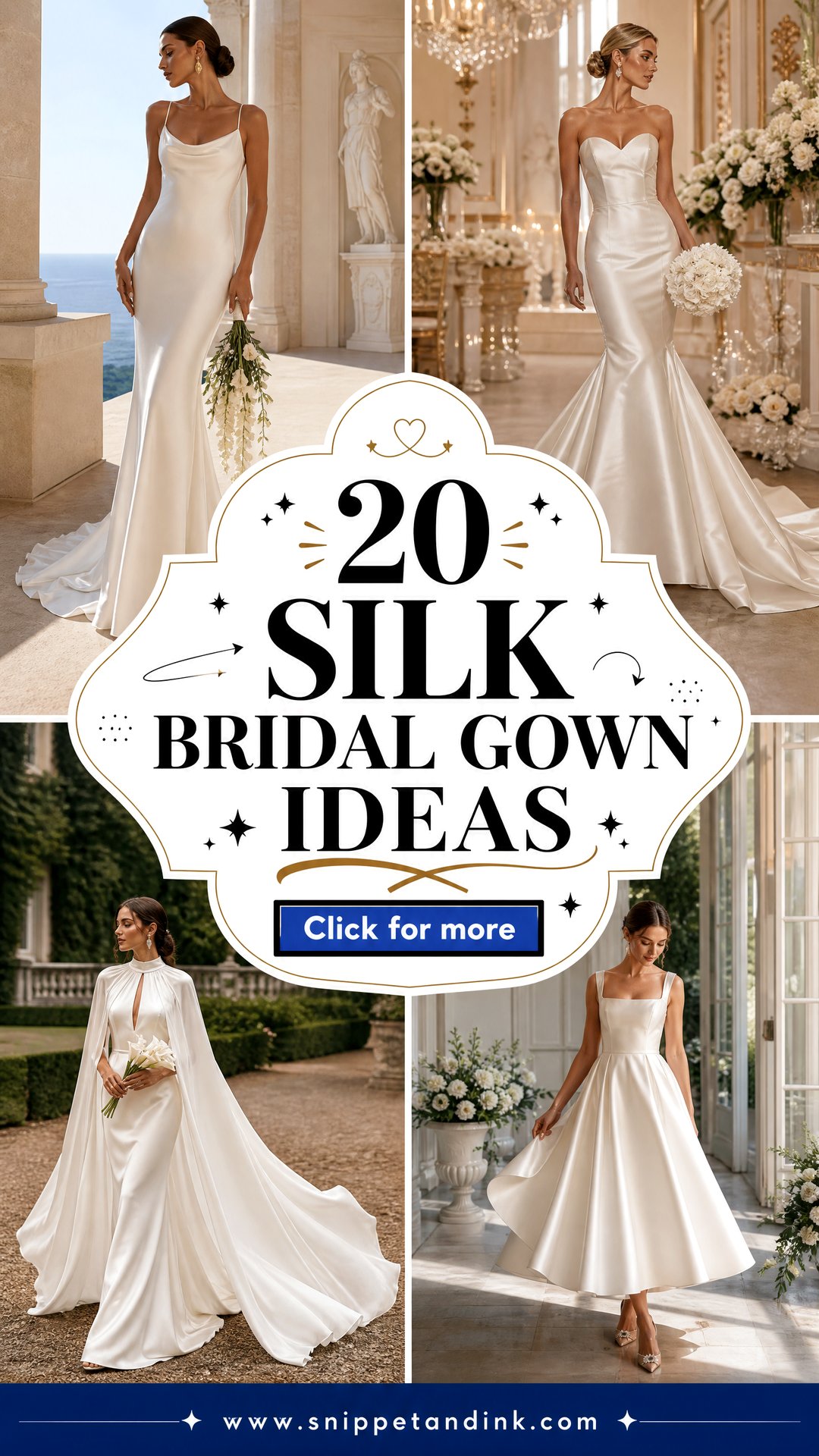 20 Silk Bridal Gown Ideas for an Elegant Modern Ceremony - 20 Silk Bridal Gown Ideas for an Elegant Modern Ceremony