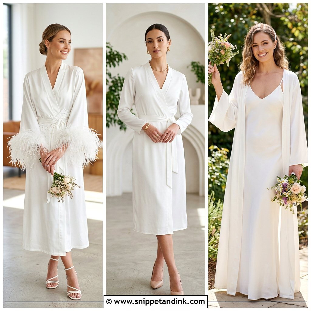 20 Silk Bridal Robe Ideas for Chic Wedding Morning Style