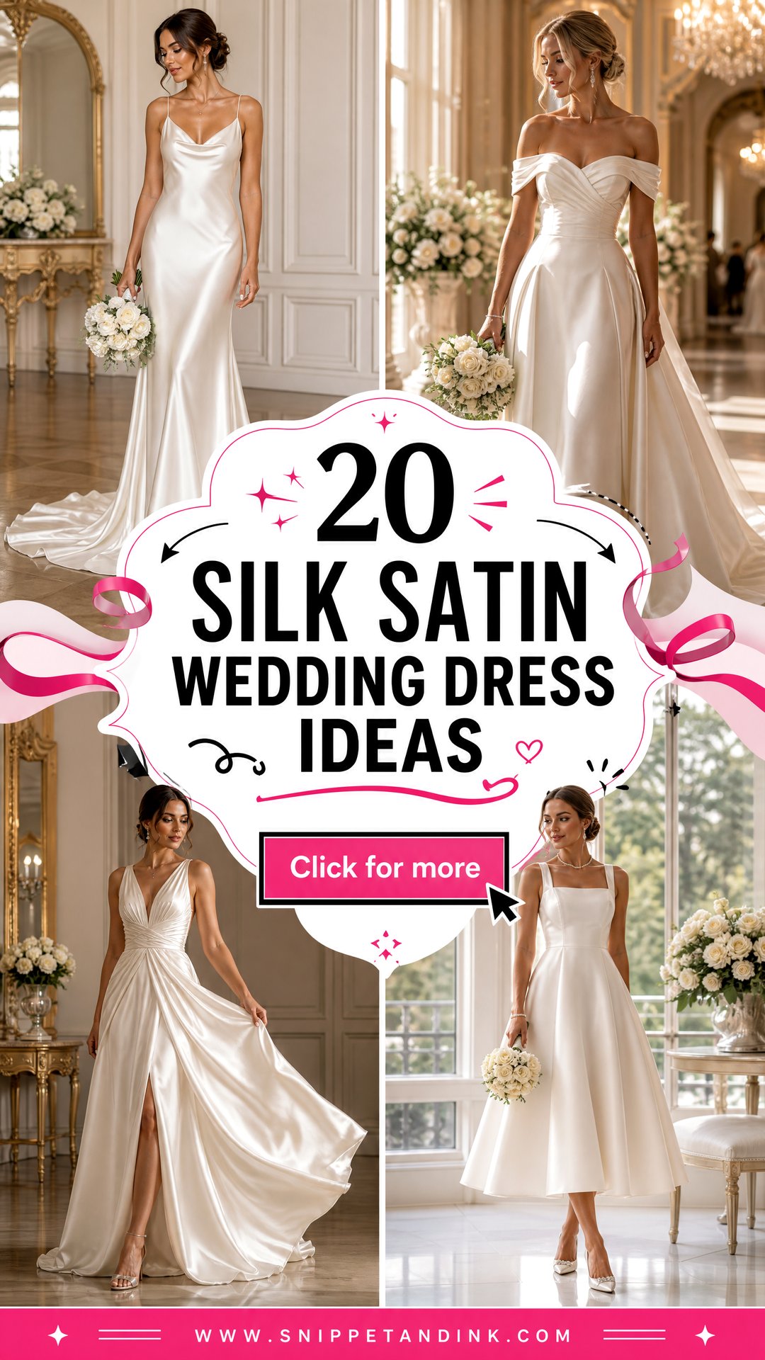 20 Silk Satin Wedding Dress Ideas for a Luxe Bridal Look - 20 Silk Satin Wedding Dress Ideas for a Luxe Bridal Look