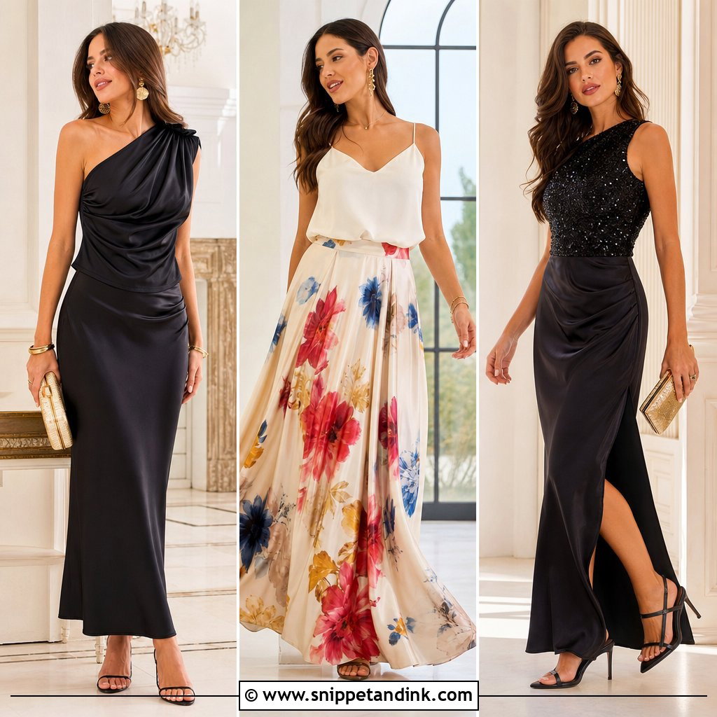 20 Silk Skirt Wedding Outfit Ideas for Chic Modern Brides