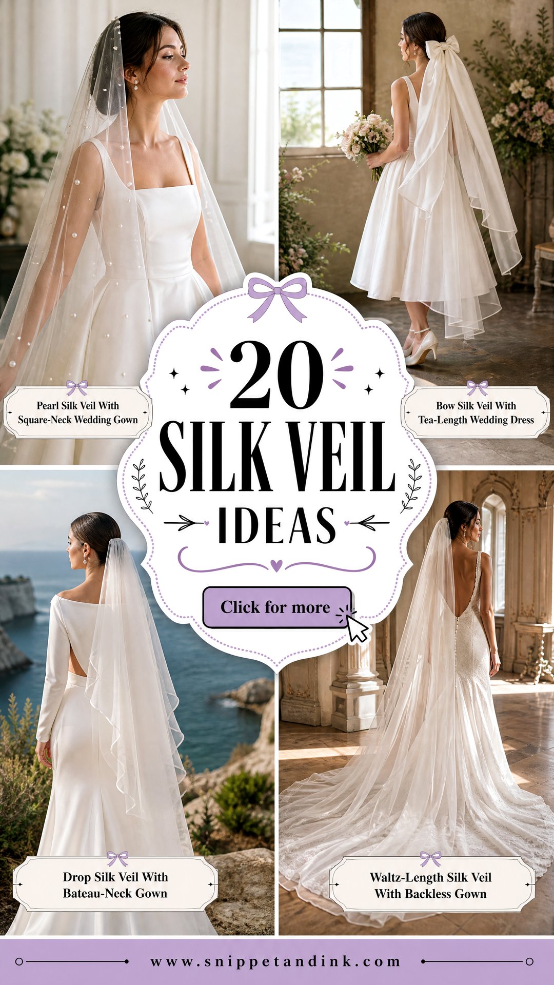 20 Silk Veil Ideas for a Romantic and Ethereal Bridal Look - 20 Silk Veil Ideas for a Romantic and Ethereal Bridal Look