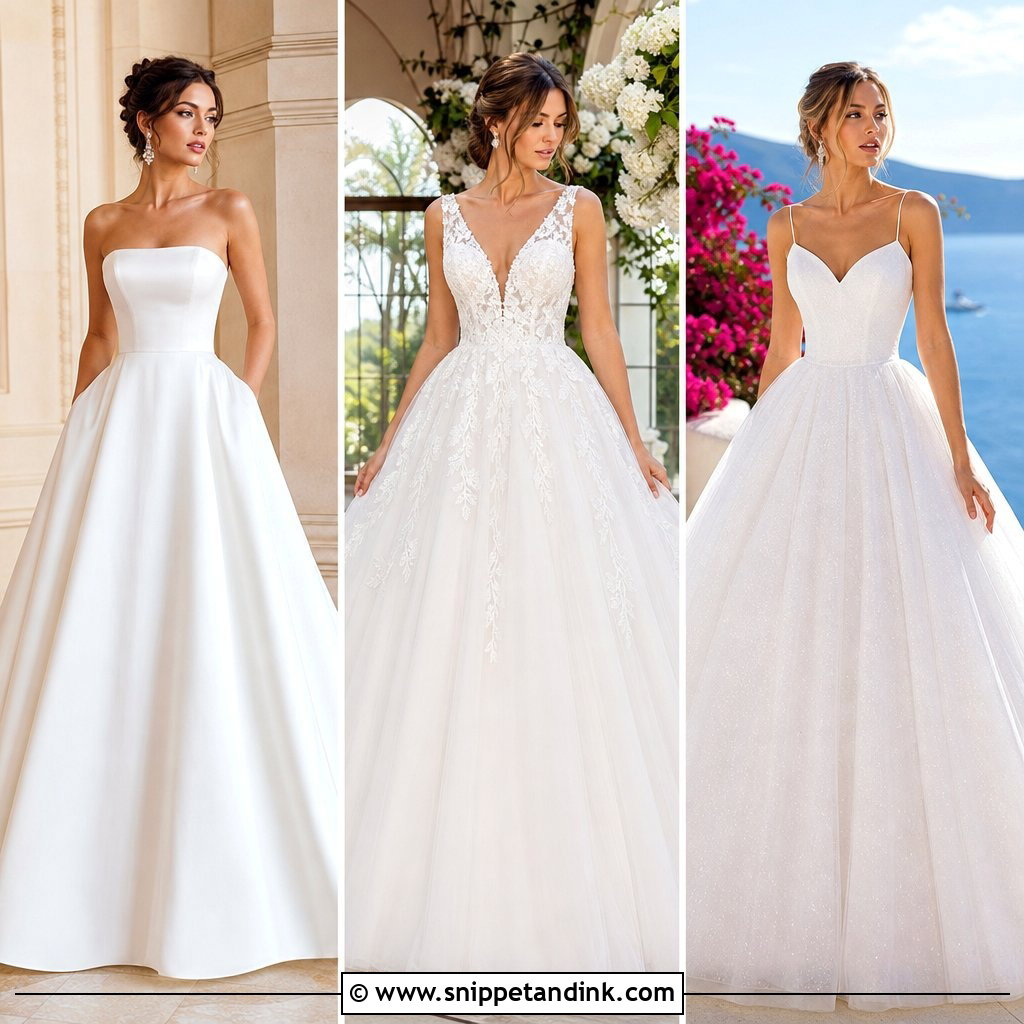 20 Simple Ball Gown Wedding Dress Ideas for Timeless Brides
