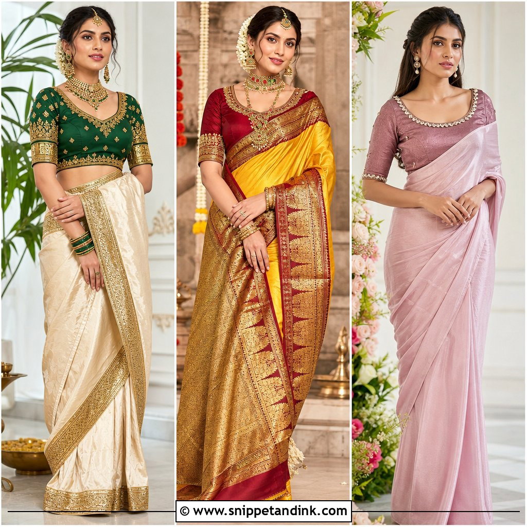 20 Simple Bridal Aari Work Blouse Design Ideas for Modern Brides