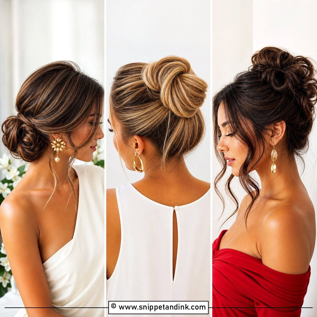 20 Simple Bridal Bun Ideas for a Classic Wedding Look