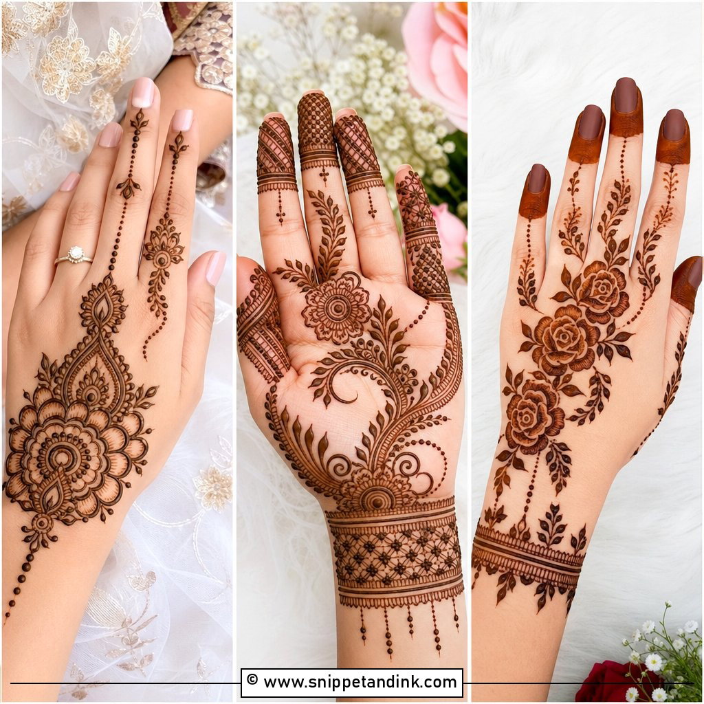 20 Simple Bridal Hand Mandhi Mehndi Design Ideas Brides Love
