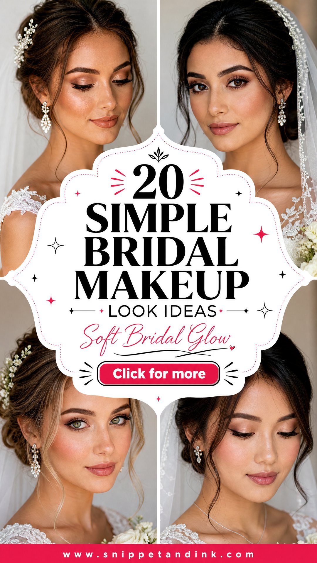20 Simple Bridal Makeup Look Ideas for a Soft Glow - 20 Simple Bridal Makeup Look Ideas for a Soft Glow