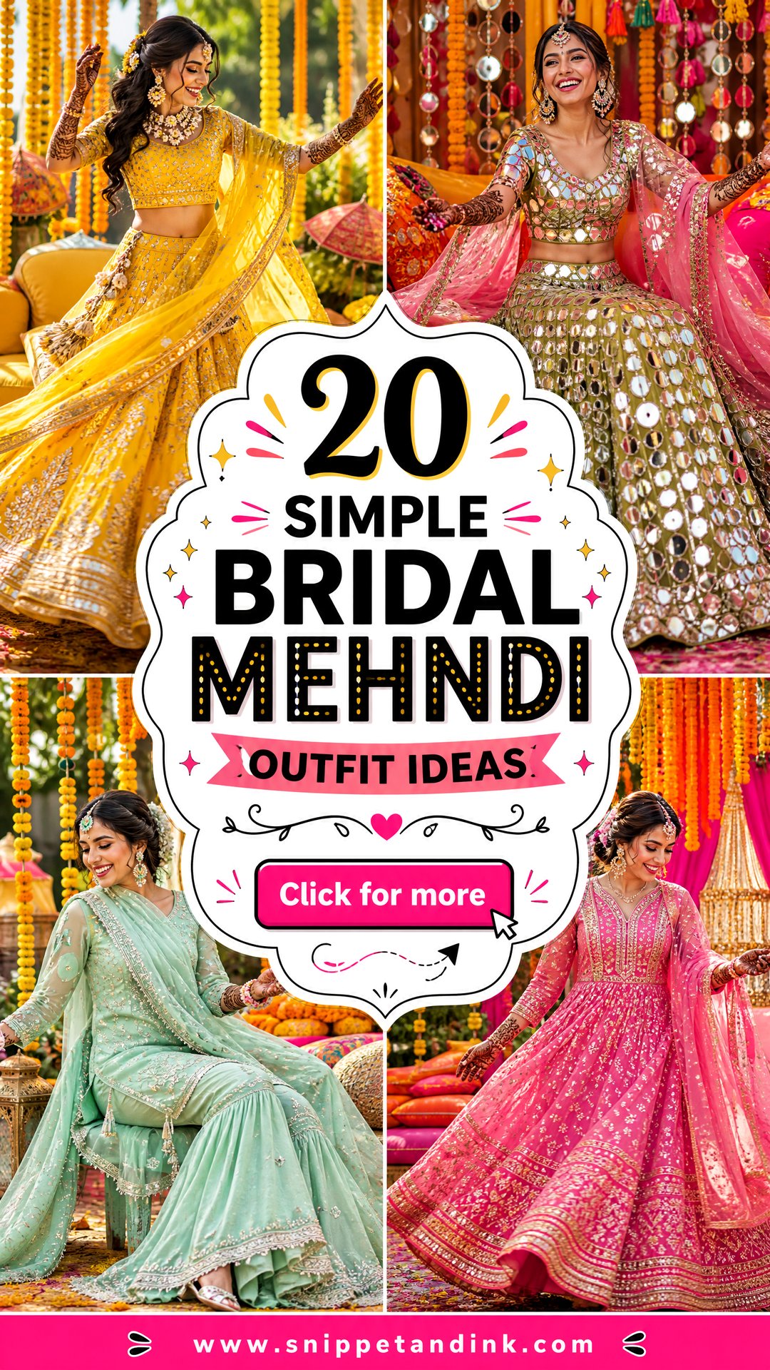 20 Simple Bridal Mehndi Outfit Ideas for an Elegant Celebration - 20 Simple Bridal Mehndi Outfit Ideas for an Elegant Celebration