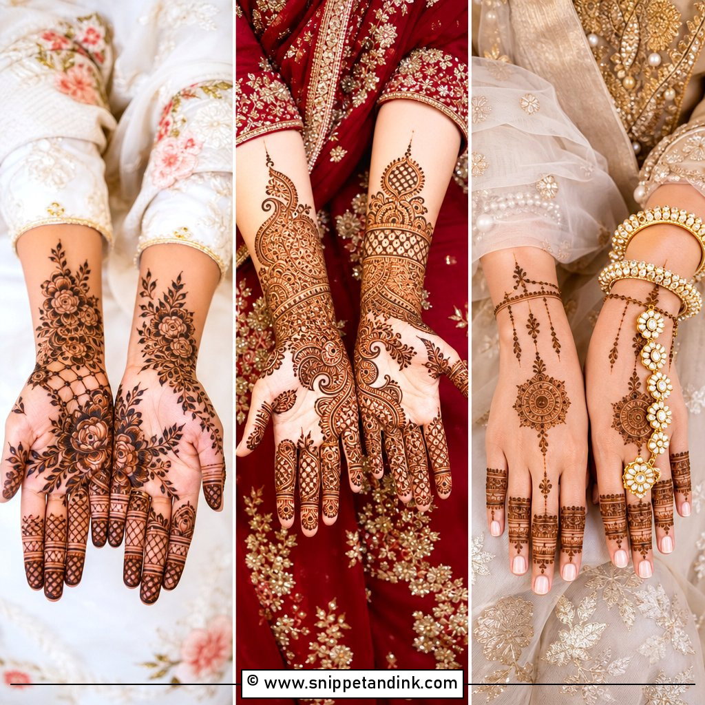 20 Simple Bride Mehndi Designs for an Elegant Look