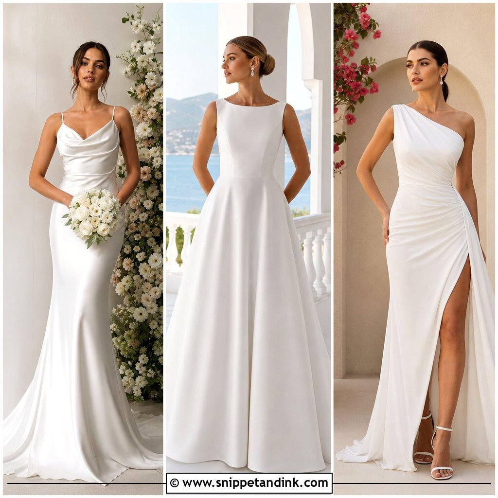 20 Simple But Elegant Wedding Dresses for Timeless Brides