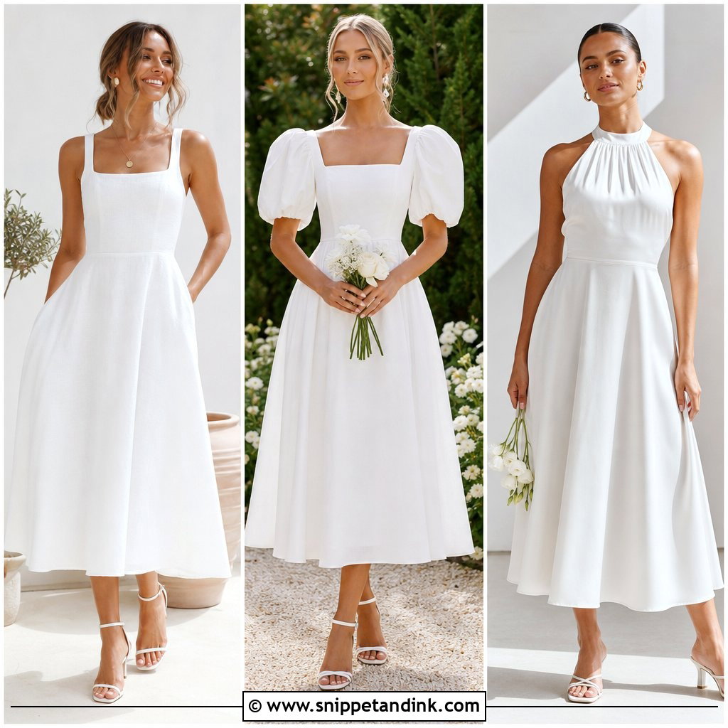 20 Simple Casual Wedding Dress Ideas for Relaxed Modern Brides