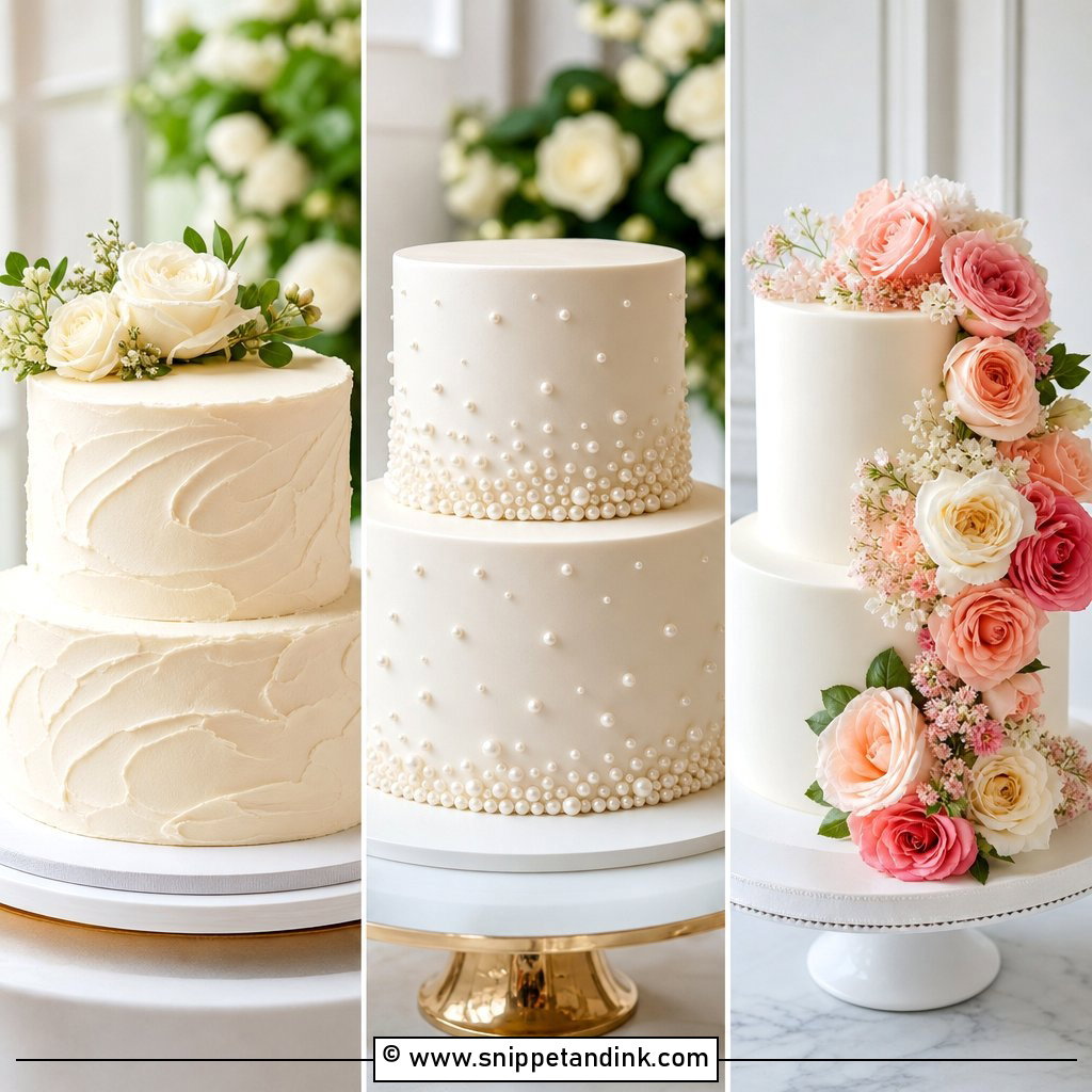 20 Simple Classy 2 Tier Wedding Cake Ideas for Chic Brides
