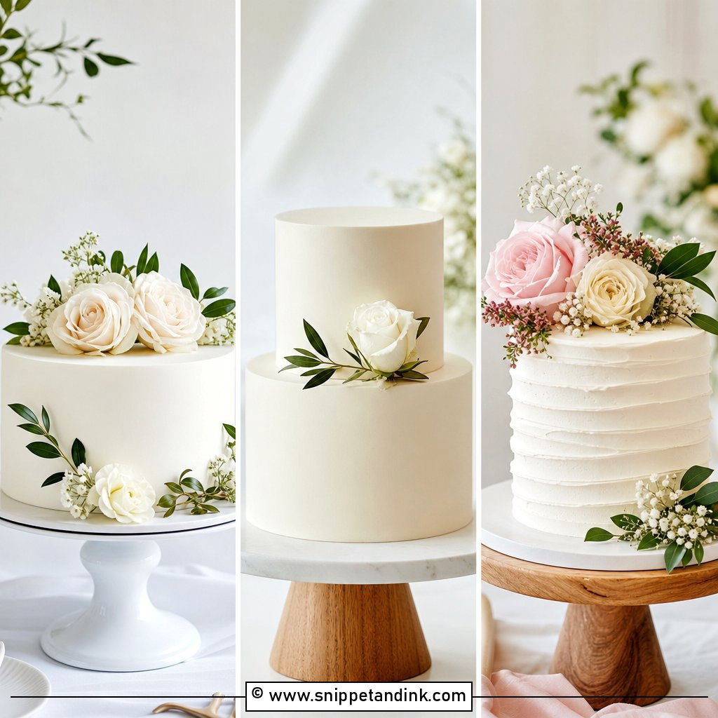 20 Simple Elegant Wedding Cake Ideas for Luxe Brides Today