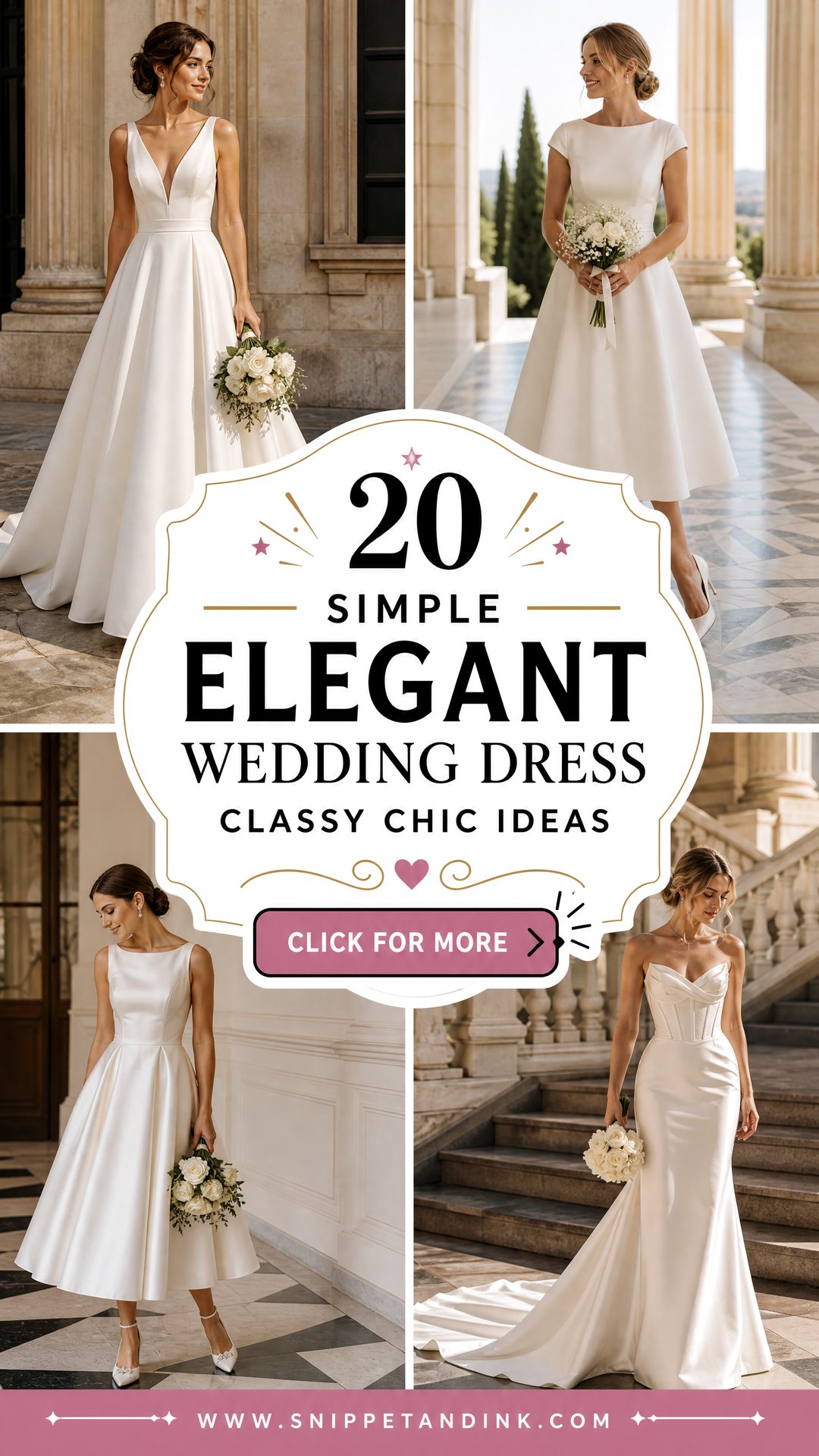 20 Simple Elegant Wedding Dress Classy Chic Ideas Brides Adore - 20 Simple Elegant Wedding Dress Classy Chic Ideas Brides Adore