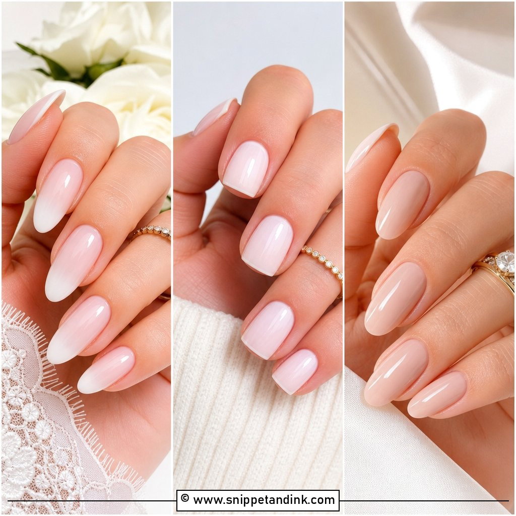20 Simple Elegant Wedding Nails for Timeless Bridal Style