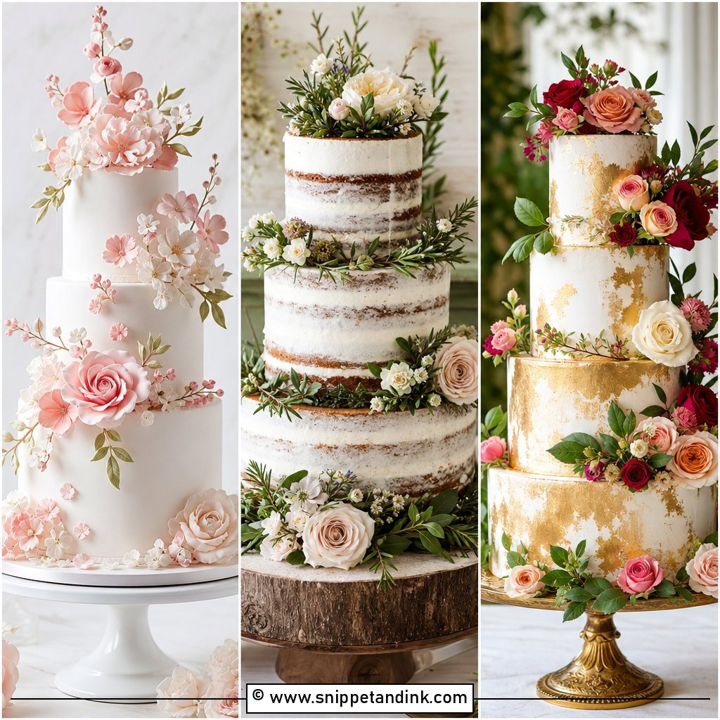 20 Simple Floral Wedding Cake Ideas for Modern Brides Today
