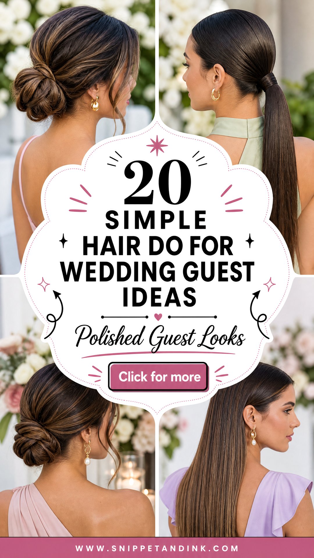 20 Simple Hair Do for Wedding Guest Ideas Polished Looks - 20 Simple Hair Do for Wedding Guest Ideas: Polished Looks