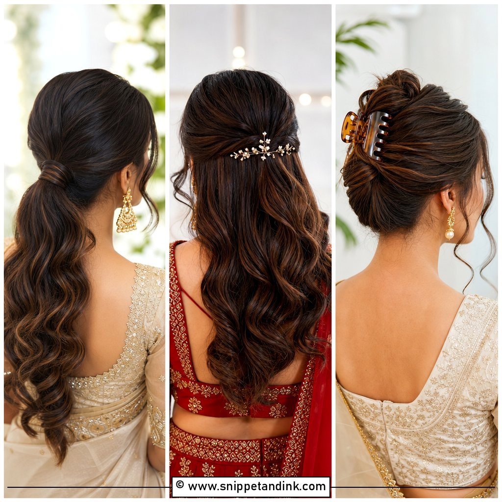 20 Simple Hairstyle for Marriage Ideas Elegant Looks