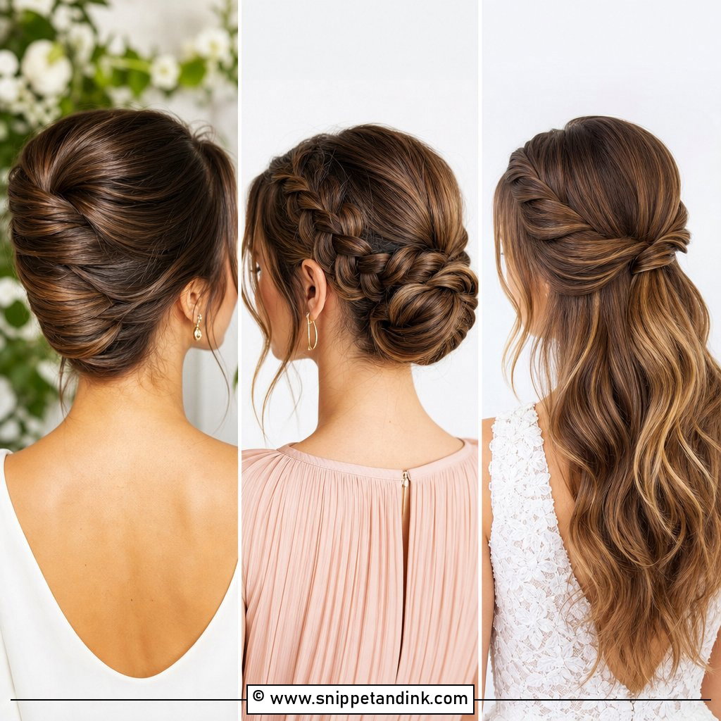 20 Simple Hairstyle for Wedding Party Ideas Easy Glam