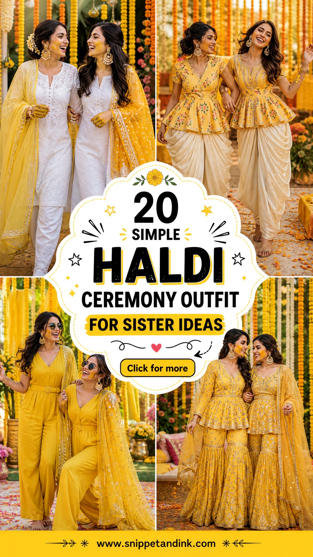 20 Simple Haldi Ceremony Outfit for Sister Ideas Bright Picks - 20 Simple Haldi Ceremony Outfit for Sister Ideas: Bright Picks
