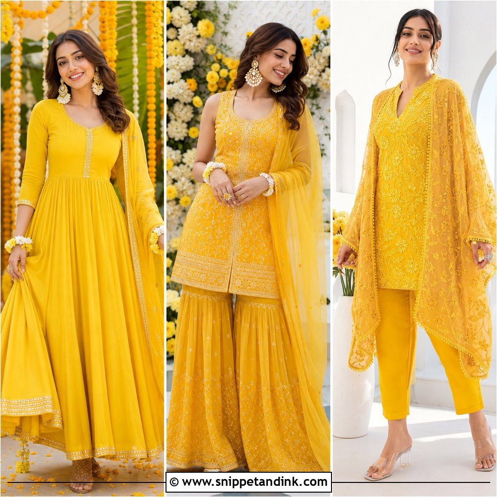 20 Simple Haldi Dress Ideas for Sisters for a Joyful Celebration