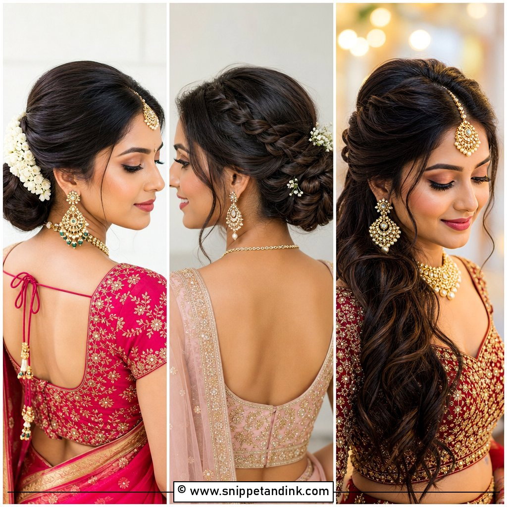20 Simple Indian Bridal Hairstyles Elegant Looks to Try