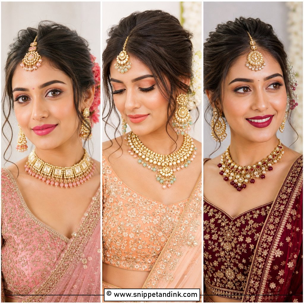 20 Simple Indian Bridal Makeup Ideas Stunning Soft Glam
