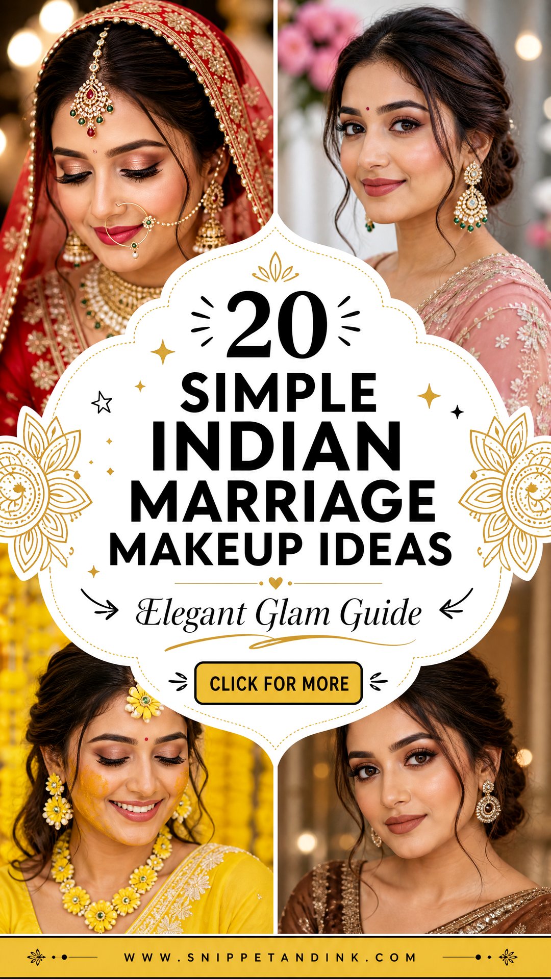 20 Simple Indian Marriage Makeup Ideas Elegant Glam Guide - 20 Simple Indian Marriage Makeup Ideas: Elegant Glam Guide
