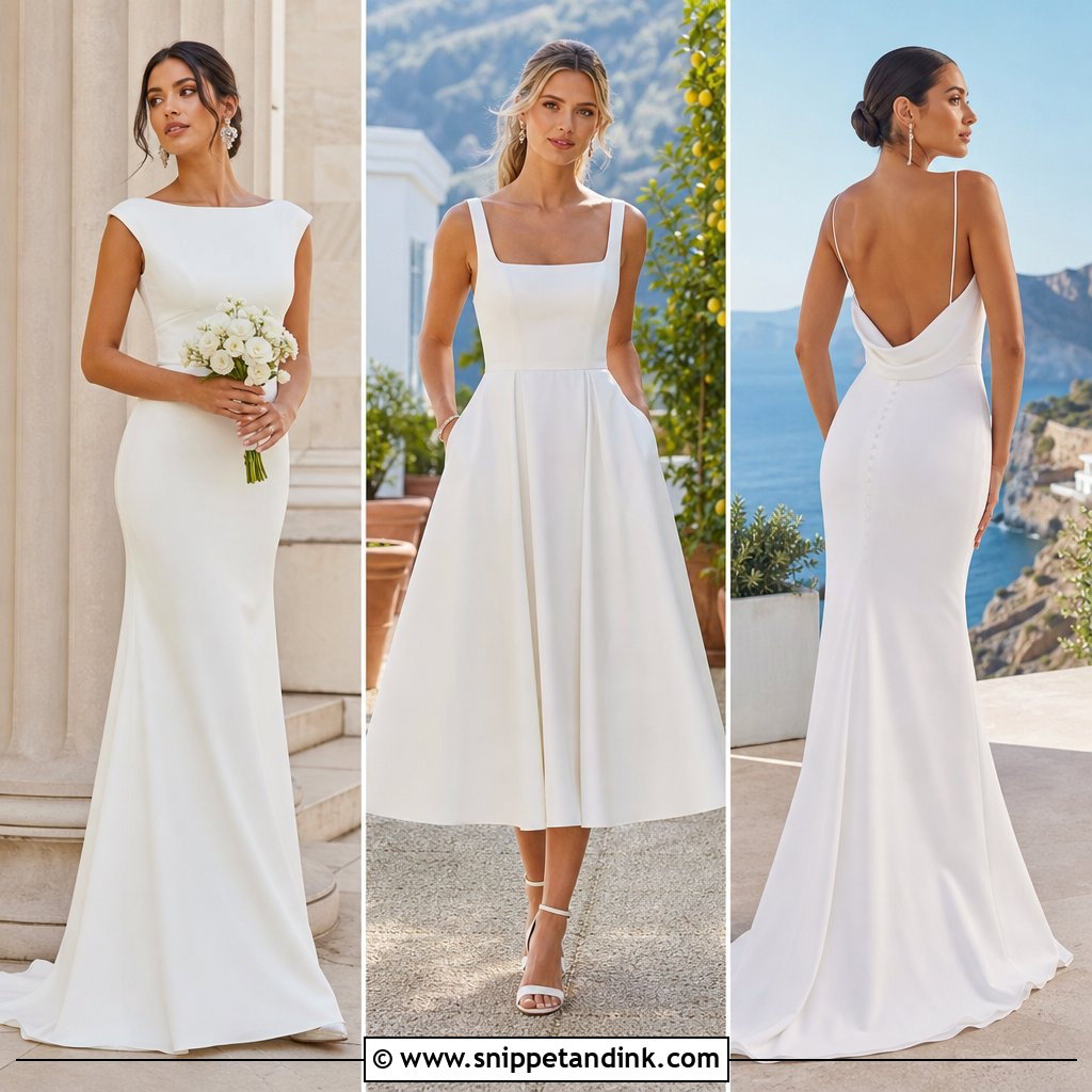 20 Simple Intimate Wedding Dress Ideas for Modern Brides