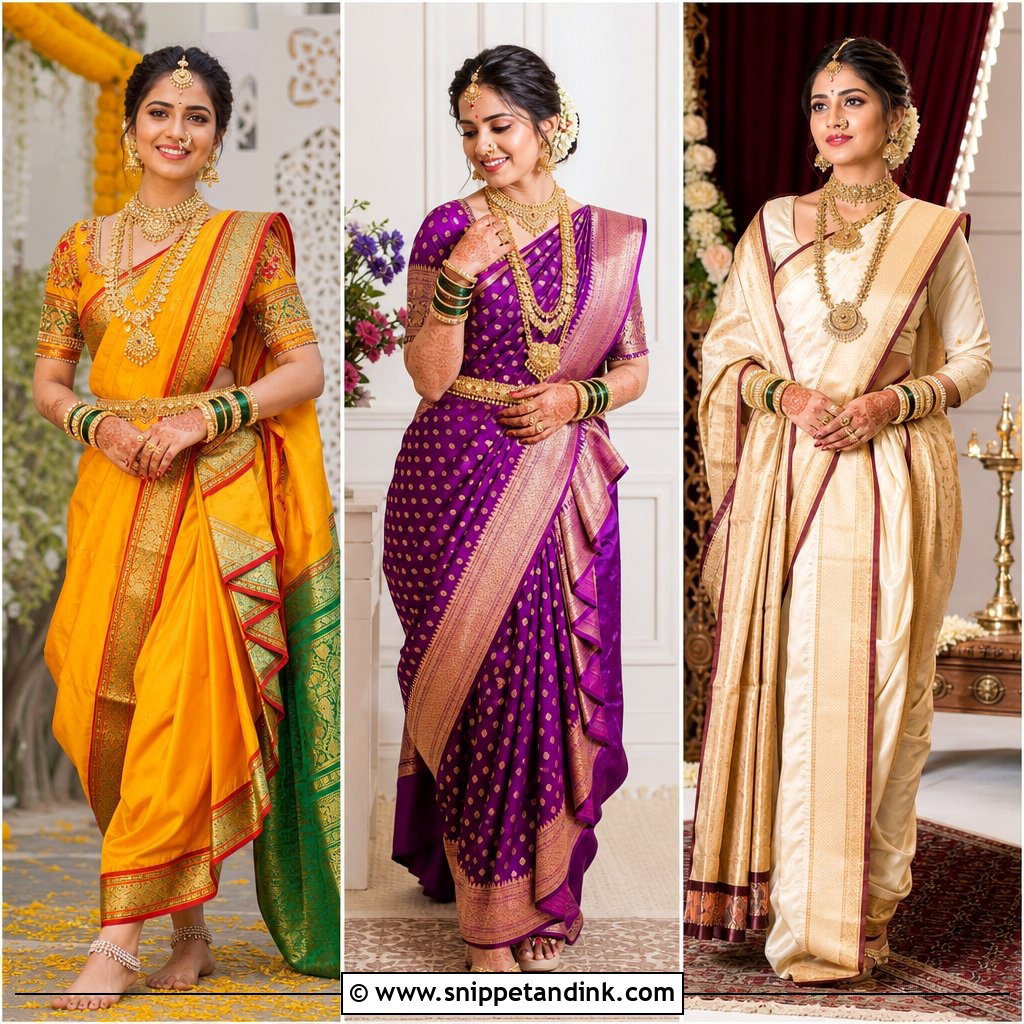 20 Simple Marathi Bride Look Ideas for a Timeless Glow