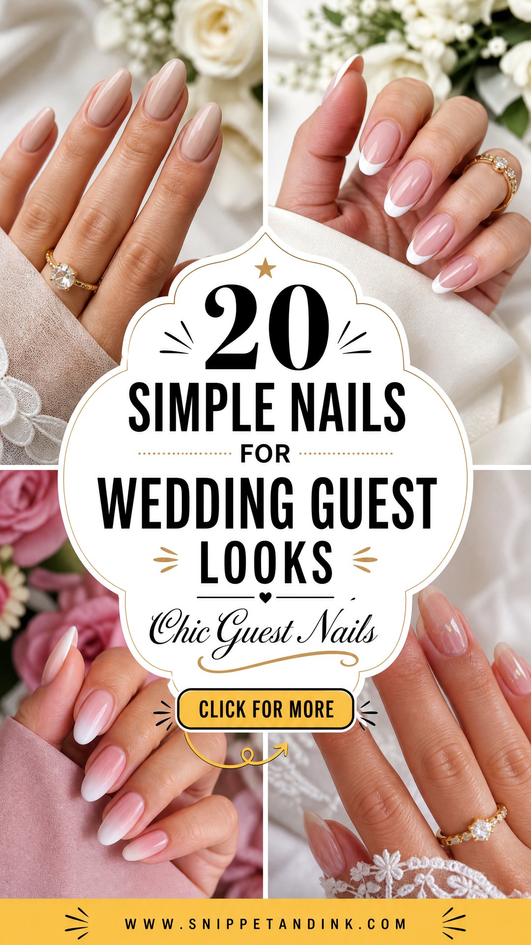 20 Simple Nails for Wedding Guest Looks That Feel Chic - 20 Simple Nails for Wedding Guest Looks That Feel Chic