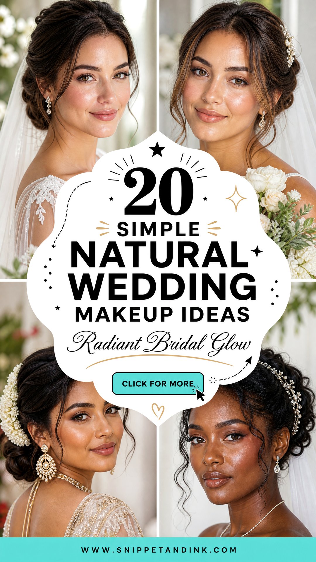 20 Simple Natural Wedding Makeup Ideas for Radiant Brides - 20 Simple Natural Wedding Makeup Ideas for Radiant Brides