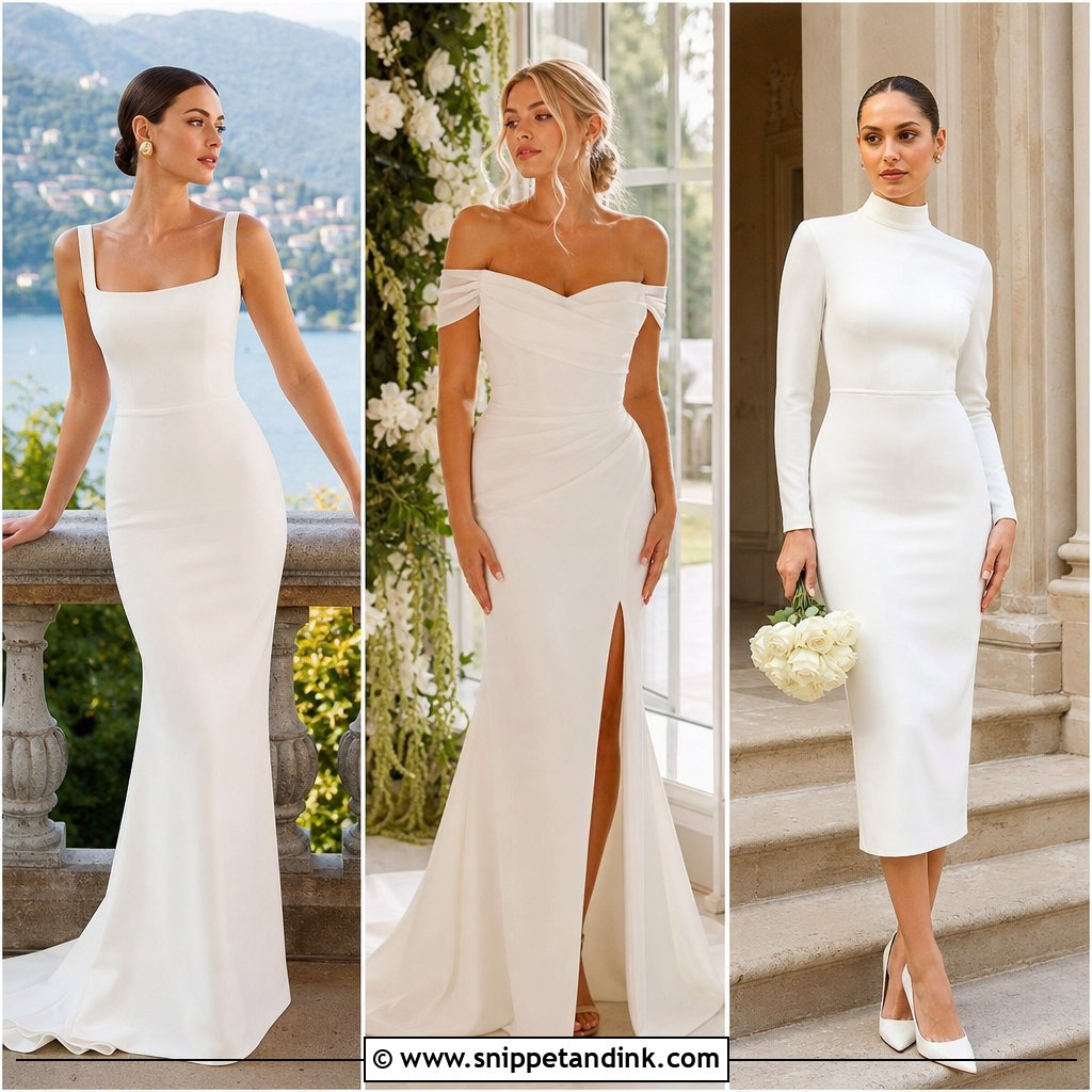 20 Simple Off White Wedding Dress Ideas for a Soft Bridal Look