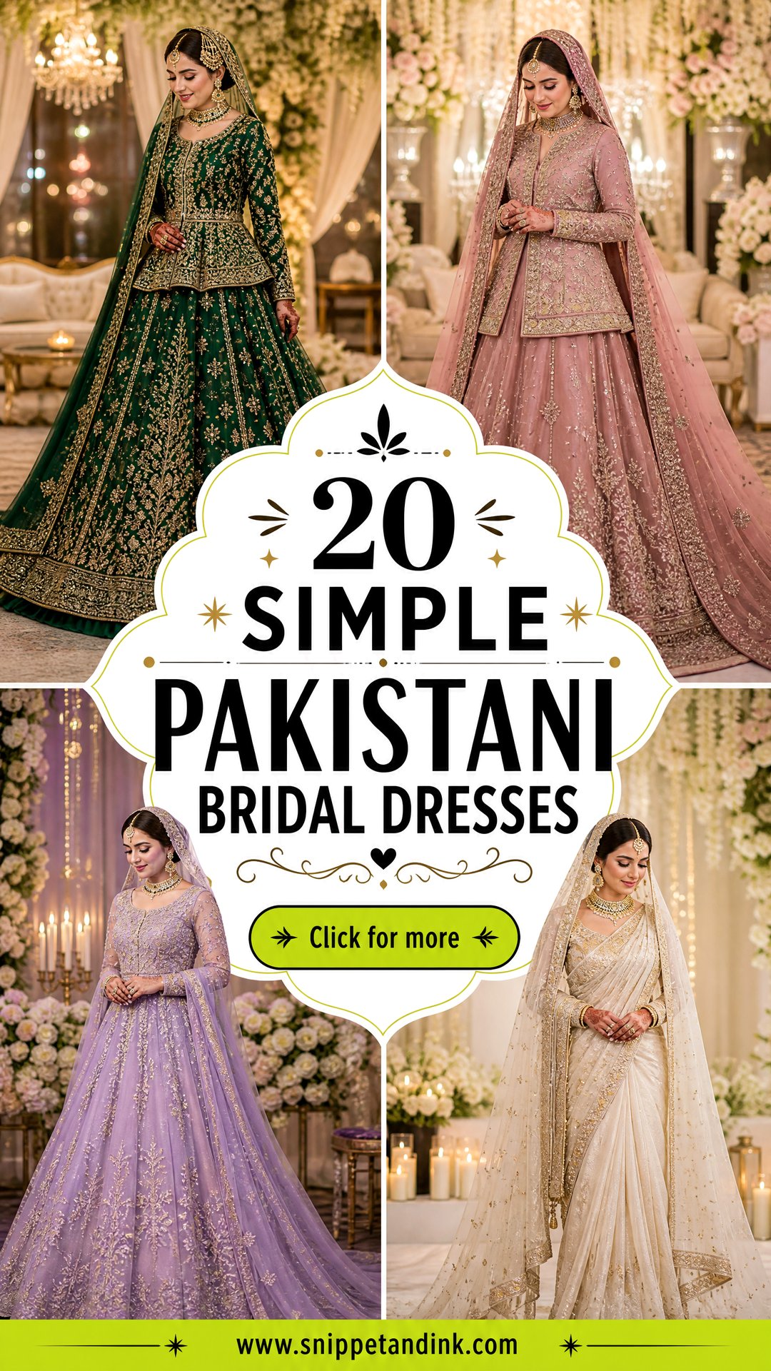 20 Simple Pakistani Bridal Dresses for Elegant Nikah Style - 20 Simple Pakistani Bridal Dresses for Elegant Nikah Style