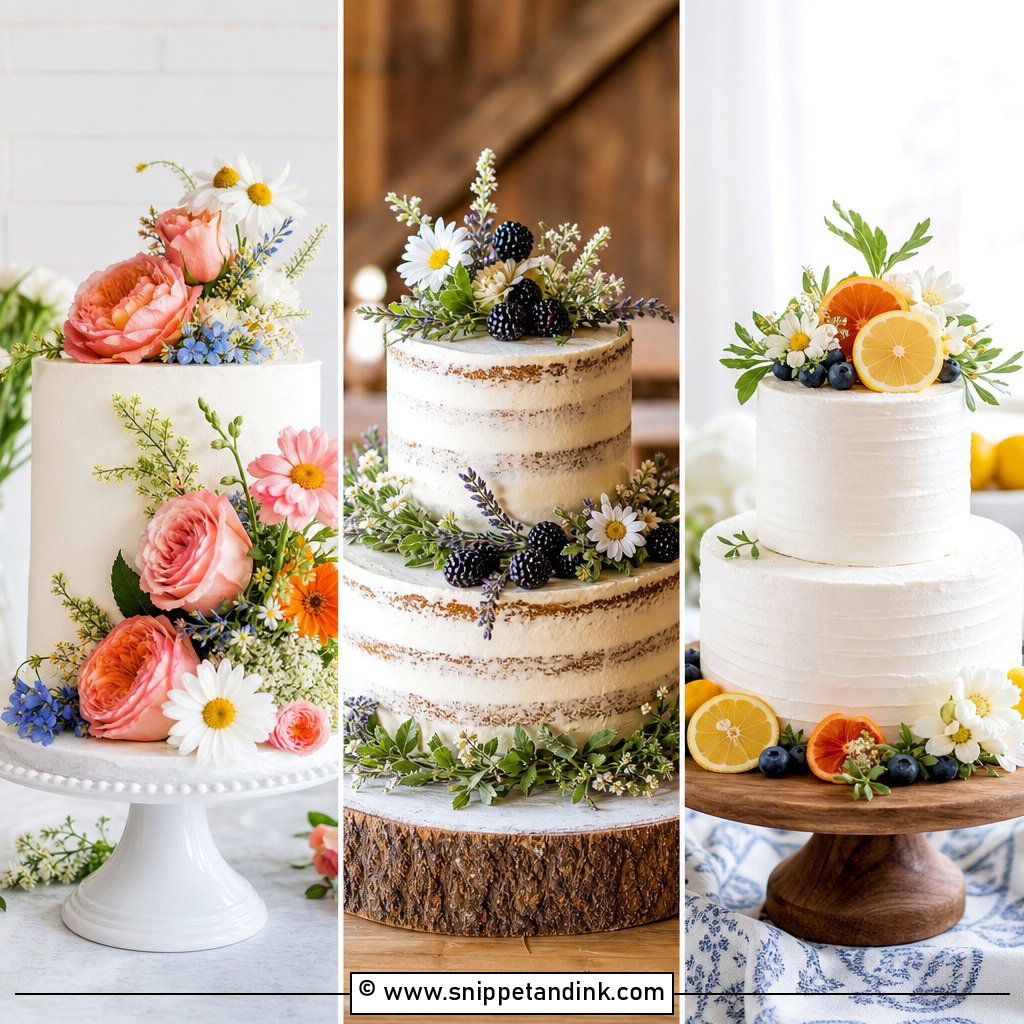 20 Simple Summer Wedding Cake Ideas for Sunny Celebrations