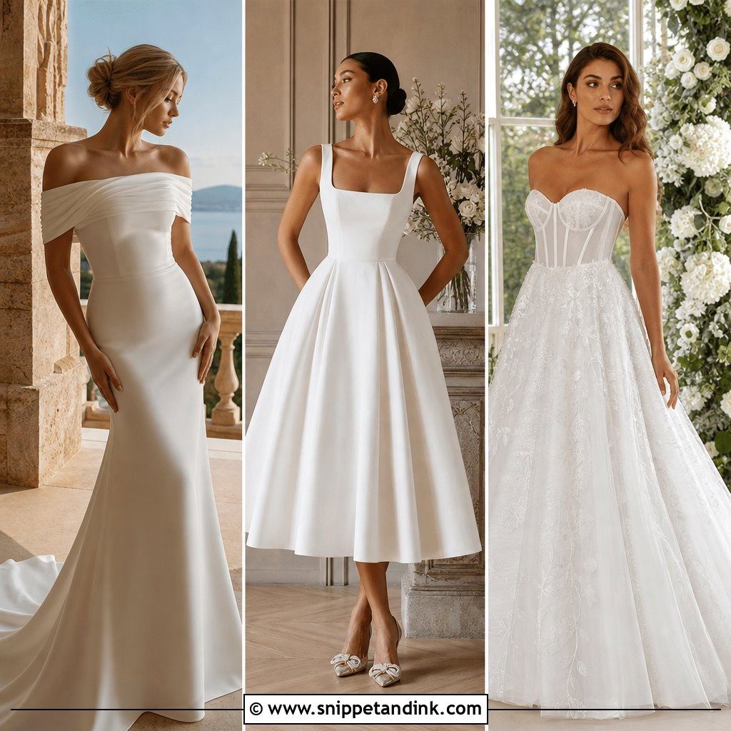 20 Simple Unique Wedding Dresses for a Standout Bridal Look
