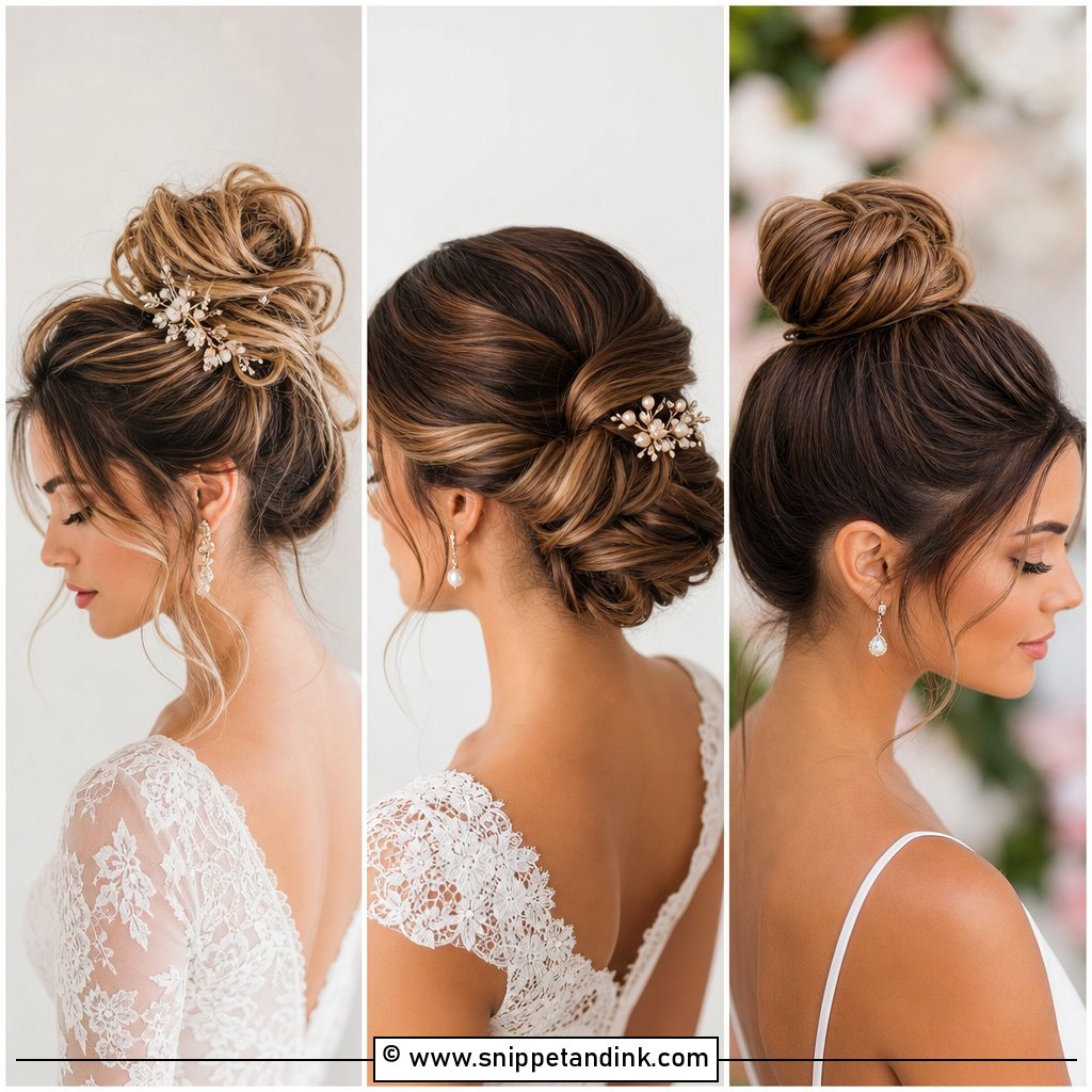 20 Simple Updos for Medium Hair Wedding Looks