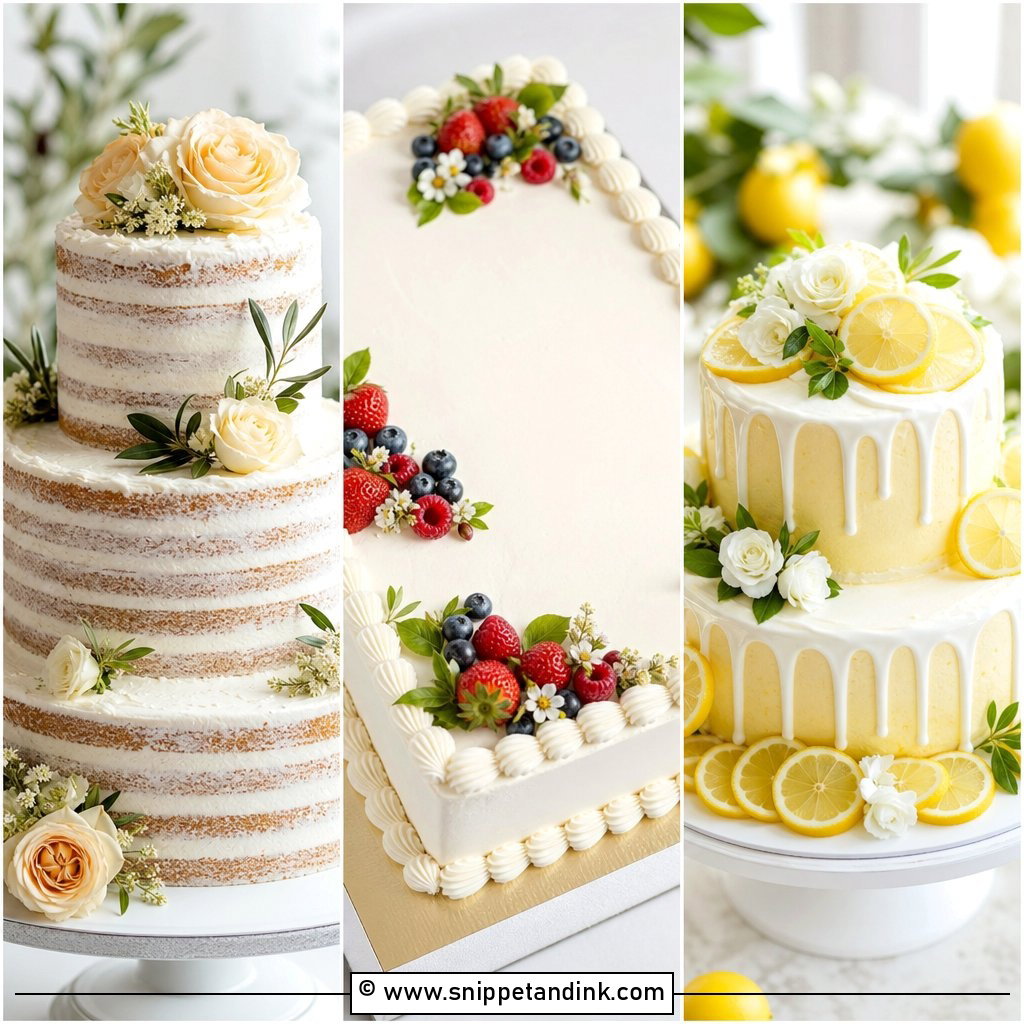 20 Simple Wedding Cake Ideas for Effortless Elegance