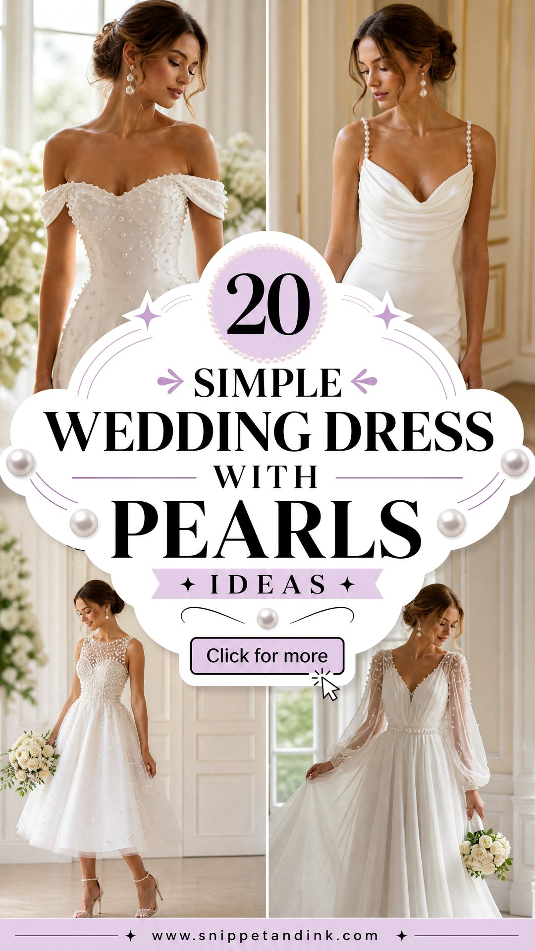20 Simple Wedding Dress with Pearls Ideas for a Timeless Glow - 20 Simple Wedding Dress with Pearls Ideas for a Timeless Glow