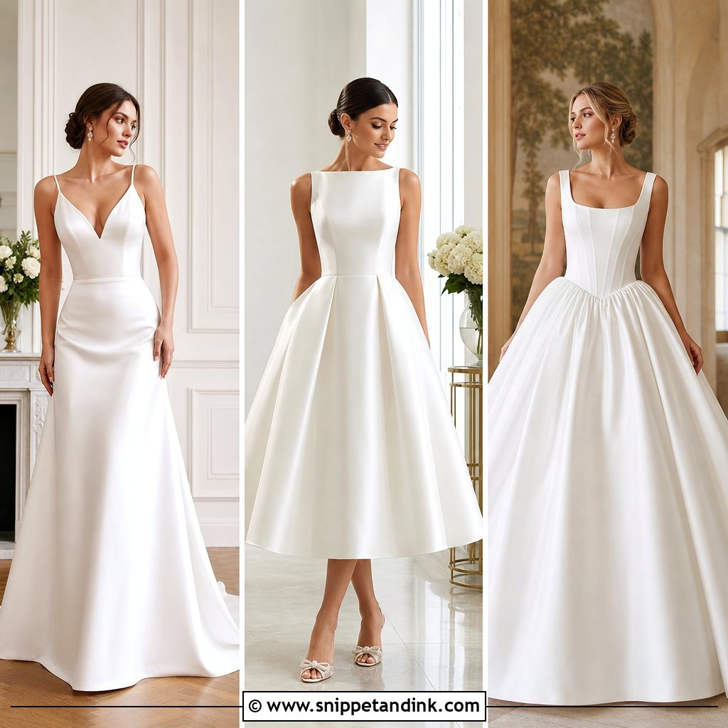 20 Simple Wedding Gowns Elegant Classy for Timeless Brides