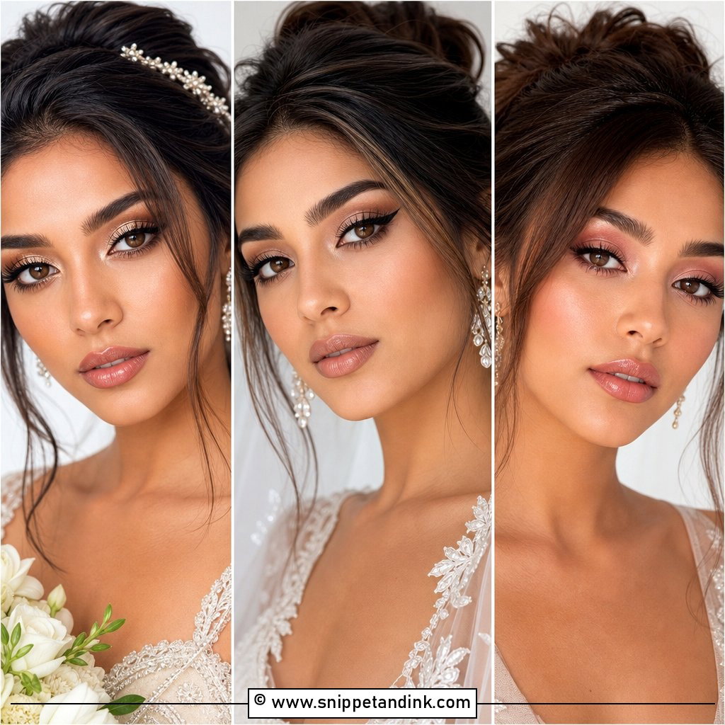 20 Simple Wedding Makeup for Brown Eyes to Make Them Pop