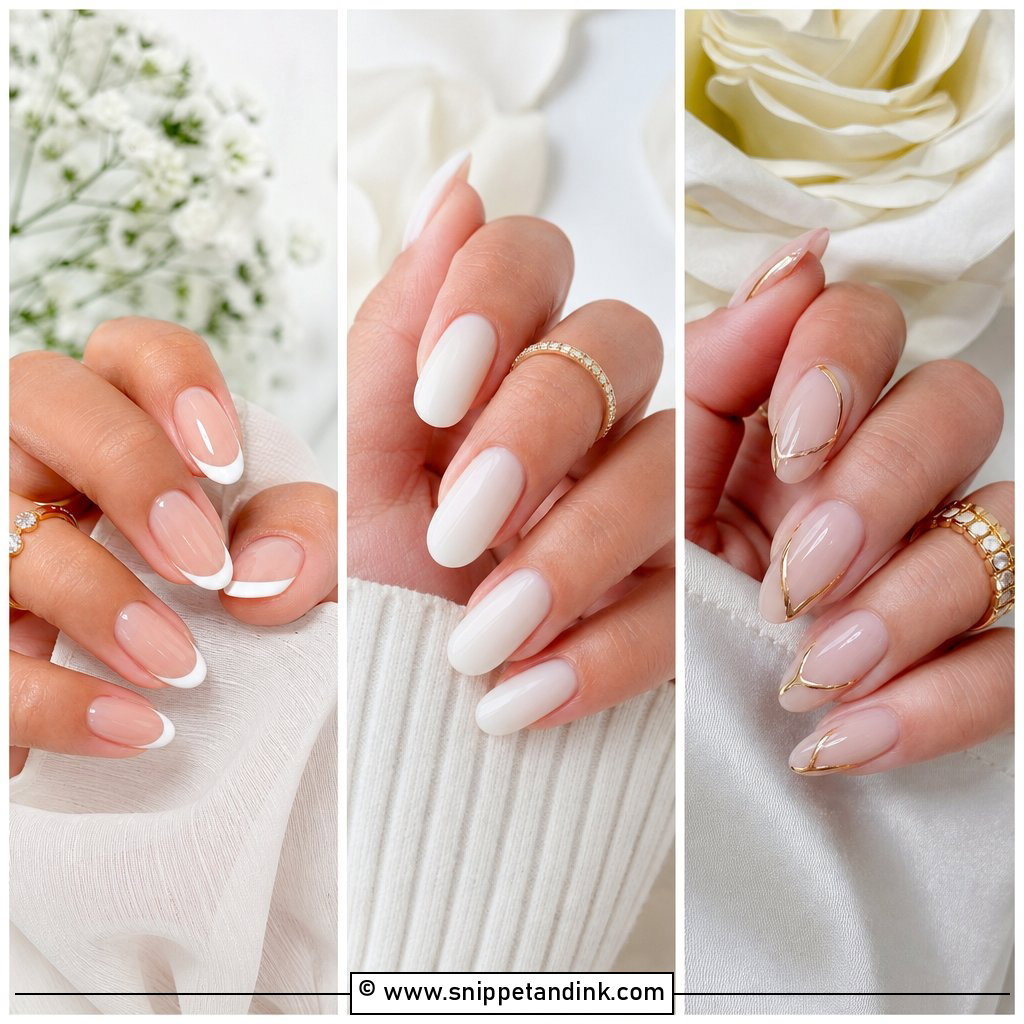 20 Simple Wedding Nails Design Ideas for Elegant Brides