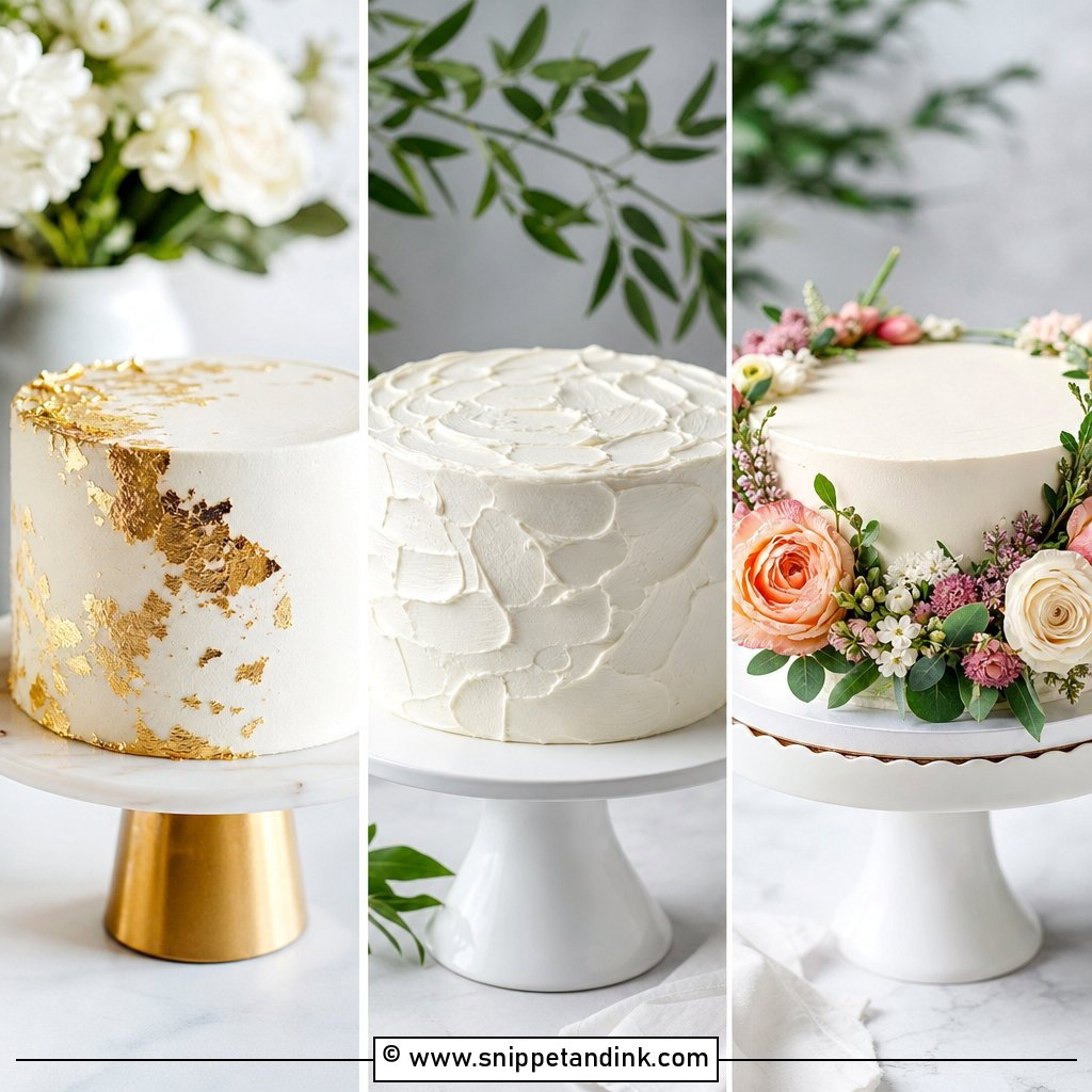 20 Single Cake Designs for Wedding With Chic Details to Try