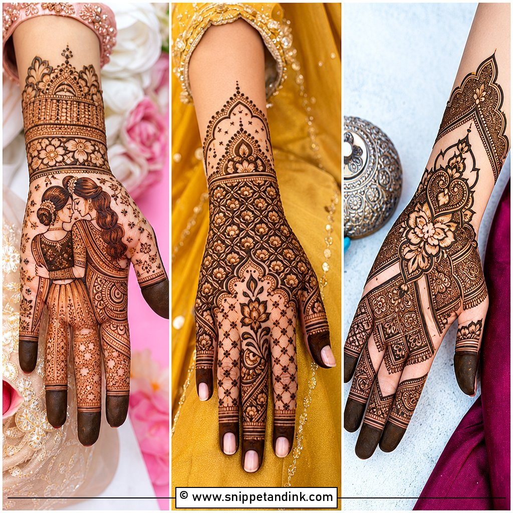20 Sister Marriage Mehndi Design Ideas for Festive Hands