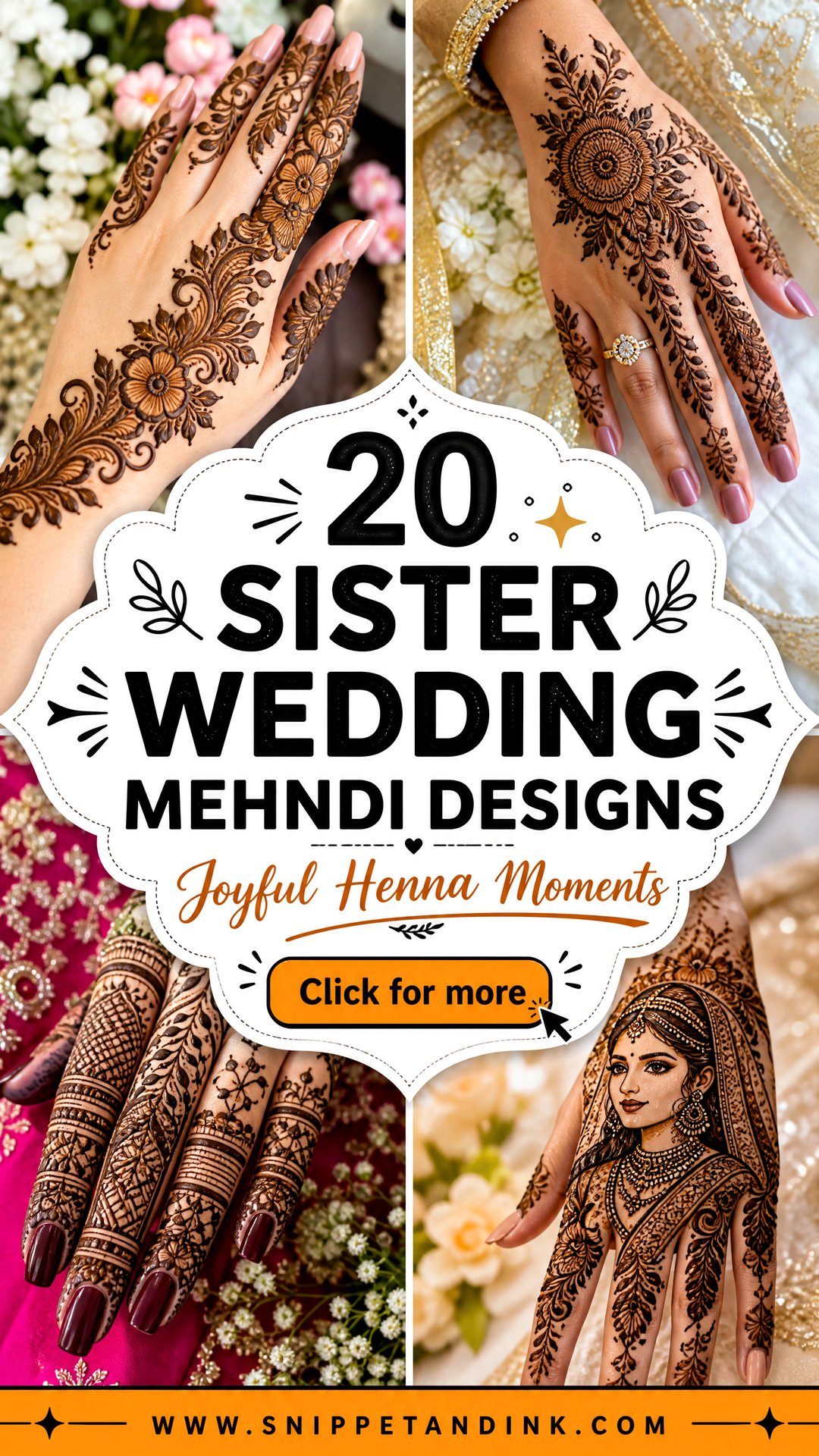20 Sister Wedding Mehndi Designs for Joyful Celebrations - 20 Sister Wedding Mehndi Designs for Joyful Celebrations