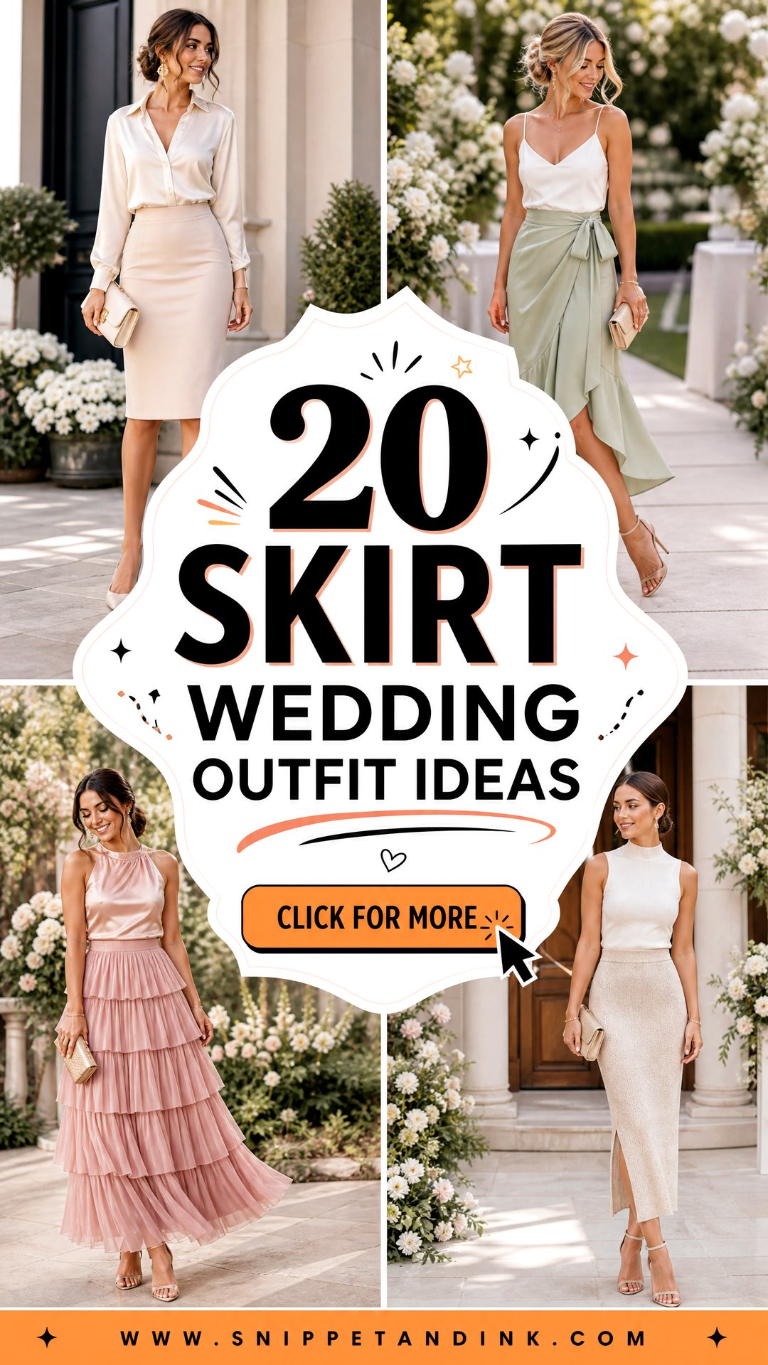 20 Skirt Wedding Outfit Ideas Chic Looks for Modern Guests - 20 Skirt Wedding Outfit Ideas: Chic Looks for Modern Guests